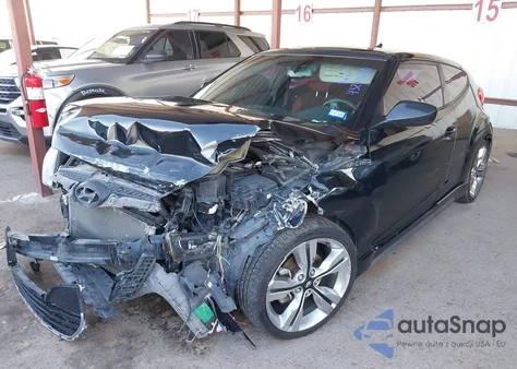 2013 Hyundai Veloster from USA, damaged, VIN KMHTC6AD5DU142833